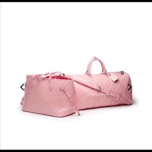 Glamaholic Mirror Pink Duffel Set - Mia Ray